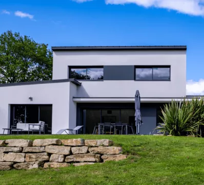 Construction de maison contemporaine par maitre d'oeuvre