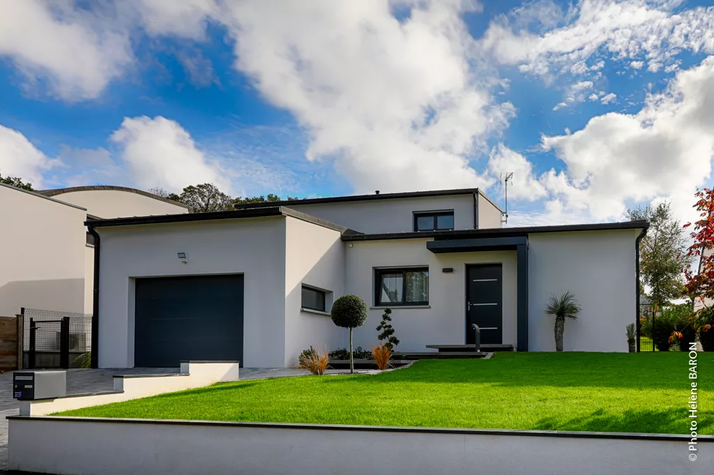 Maison moderne - Extérieur côté rue