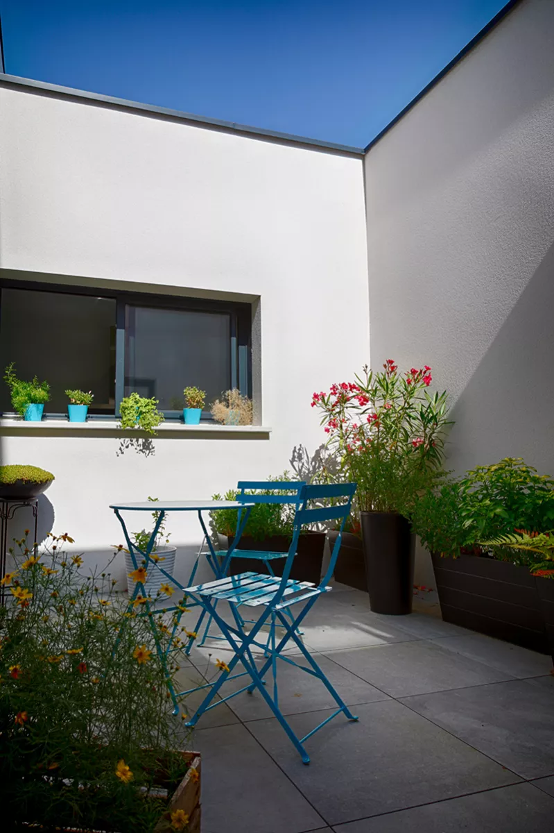 Construction - maison contemporaine - extérieur - Savenay