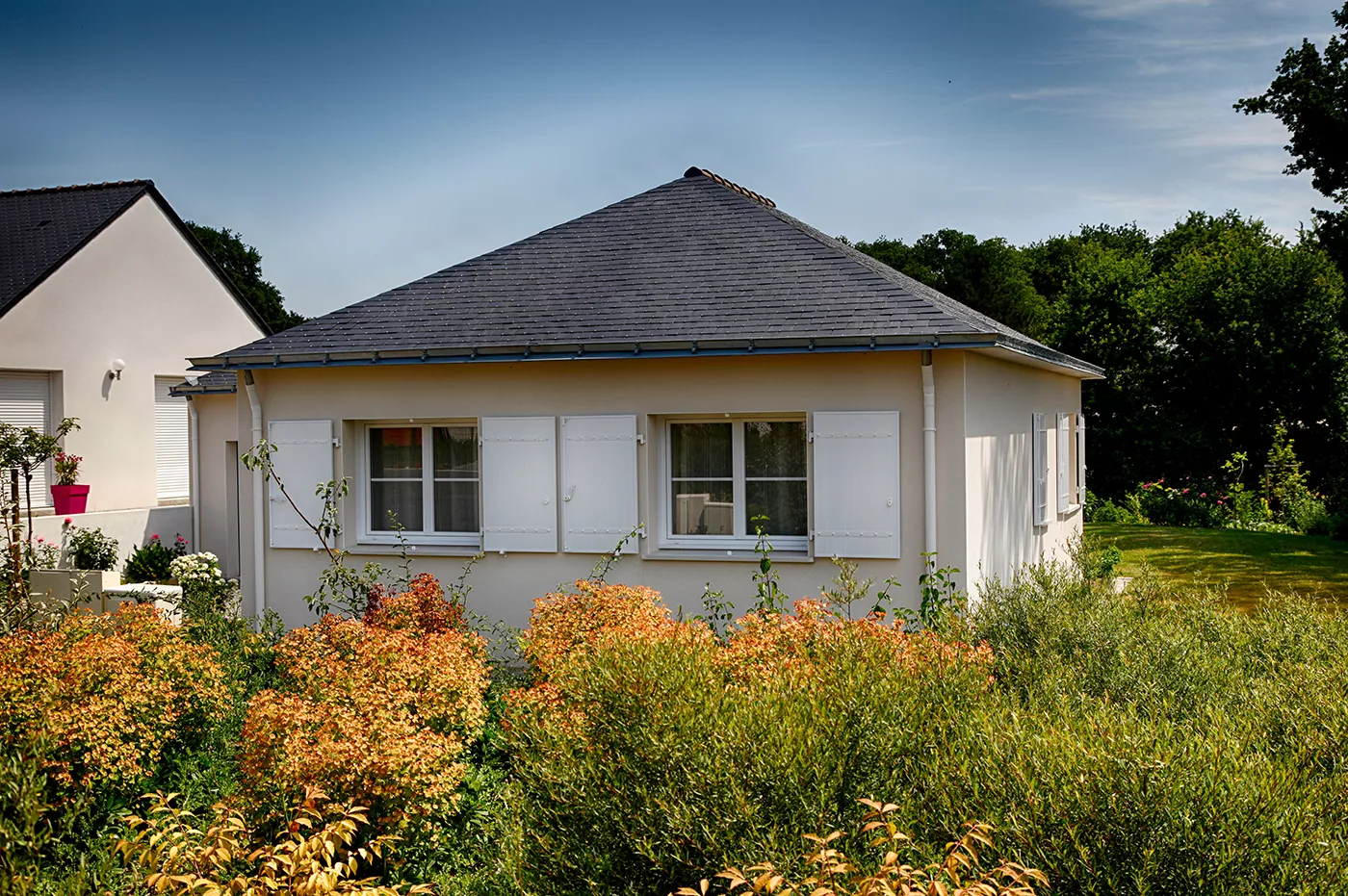 Maison traditionnelle - Jardin