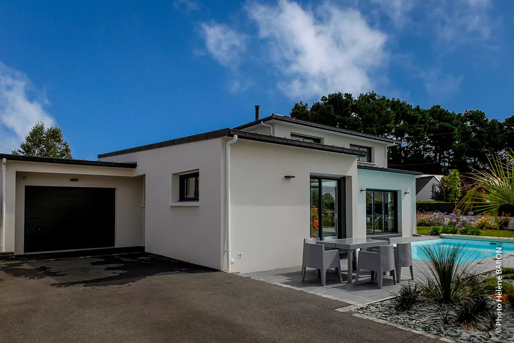 Construction de maison moderne à Nantes, Loire-Atlantique, Pays de la Loire (44)