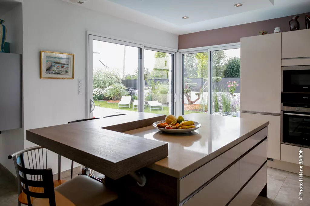 Construction de maison avec piscine à Nantes, Salle à manger, Loire-Atlantique, Pays de la Loire (44)