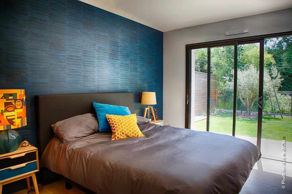 Maison contemporaine plain pied - Chambre