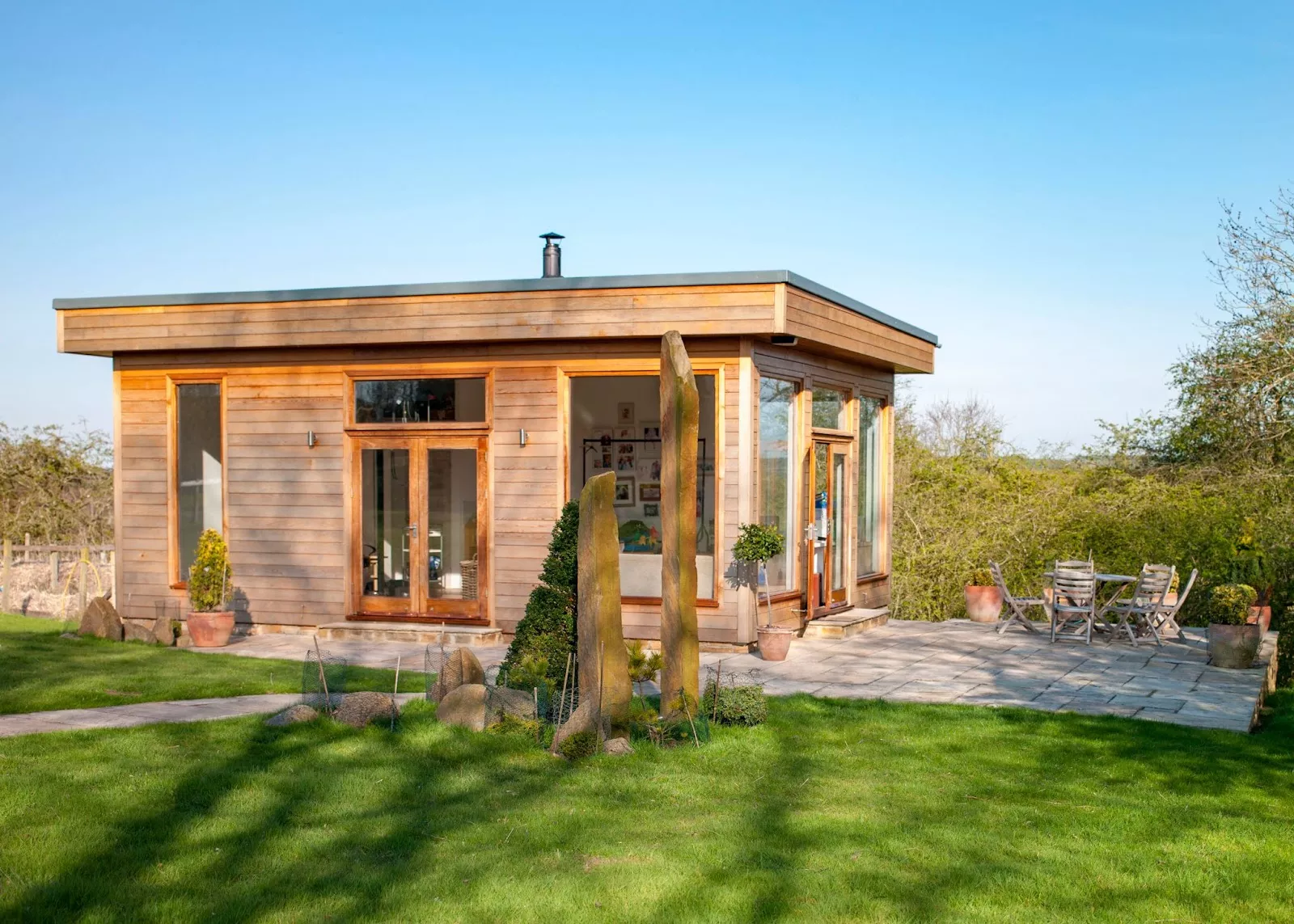 Extension de maison par un studio de jardin