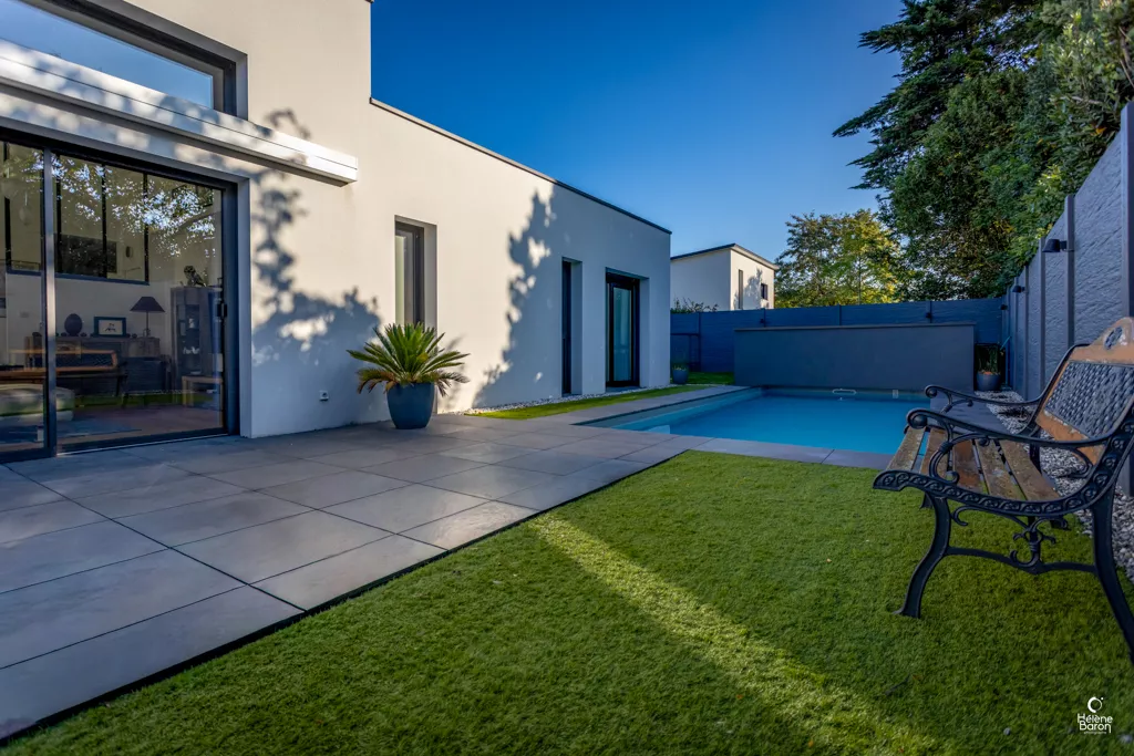 Extérieur de maison contemporaine