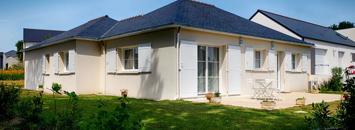 Construction de maison traditionnelle de plain-pied