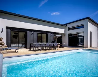  Maison contemporaine plain pied à Plumelec