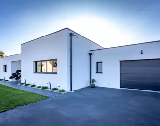 Maison contemporaine à toit plat de Nort sur Erdre